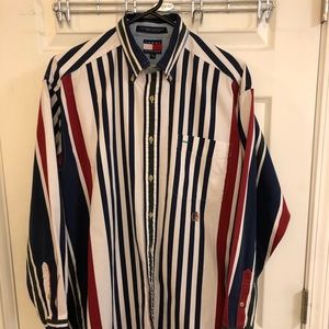 Vintage Tommy Hilfiger Alt logo Button Down Shirt